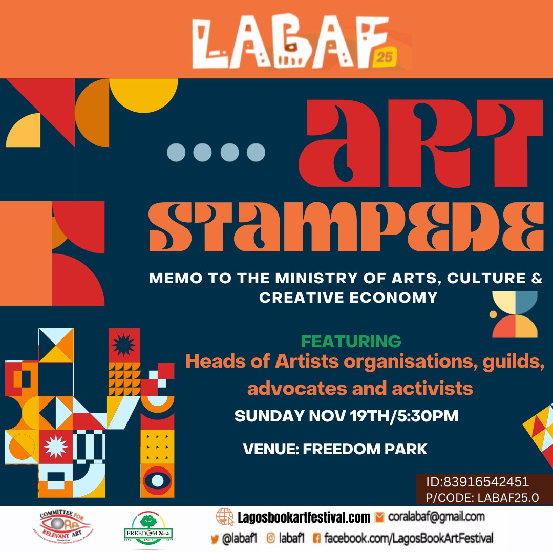 Docu-film on Lagos, memo to minister end Lagos Book and Art Festival 2023 today