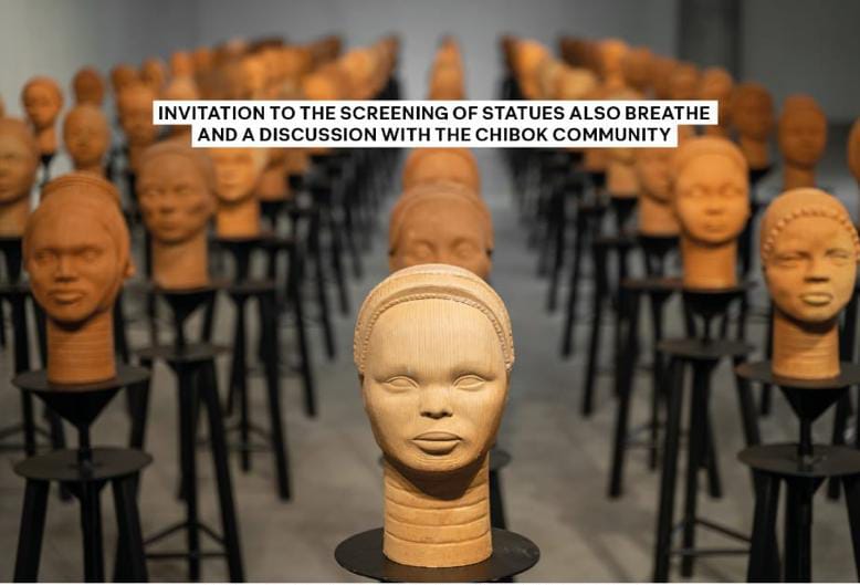 ‘Statues Also Breathe’ for screening in honour of Chibok’s stolen girls 10 years after