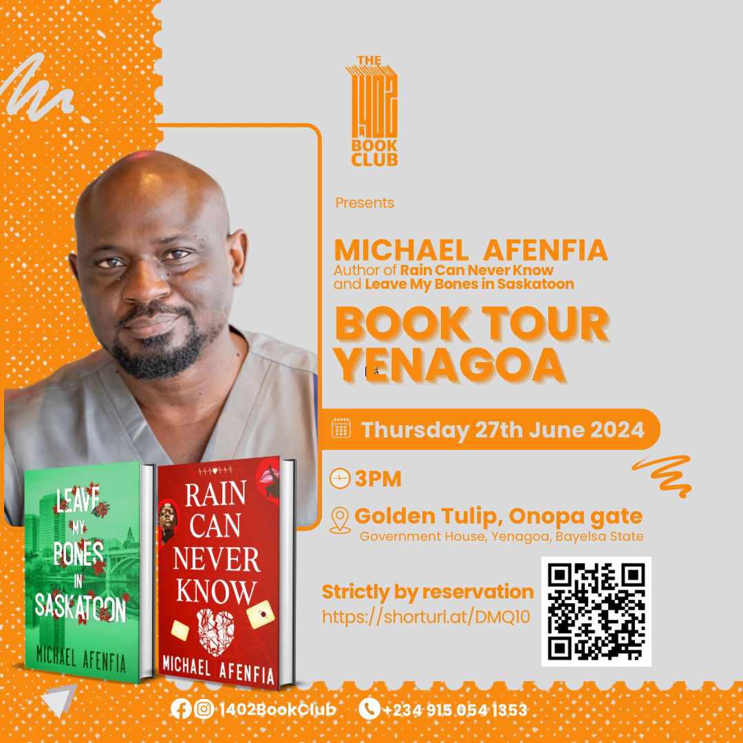 Michael Afenfia reads in Yenagoa, Lagos, Abuja