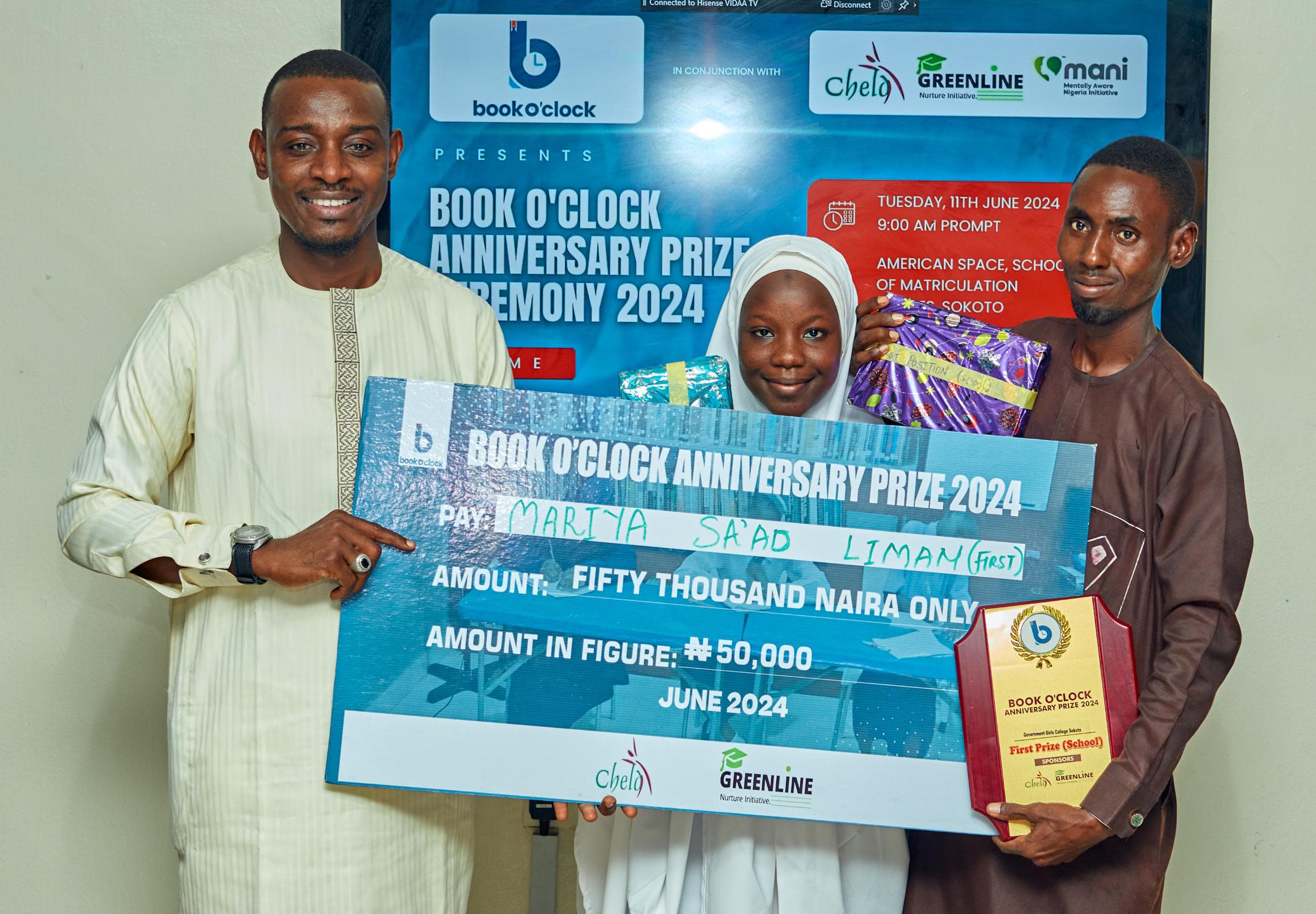 Book O’Clock marks 4th anniversary with literary prizes for secondary school students in Sokoto