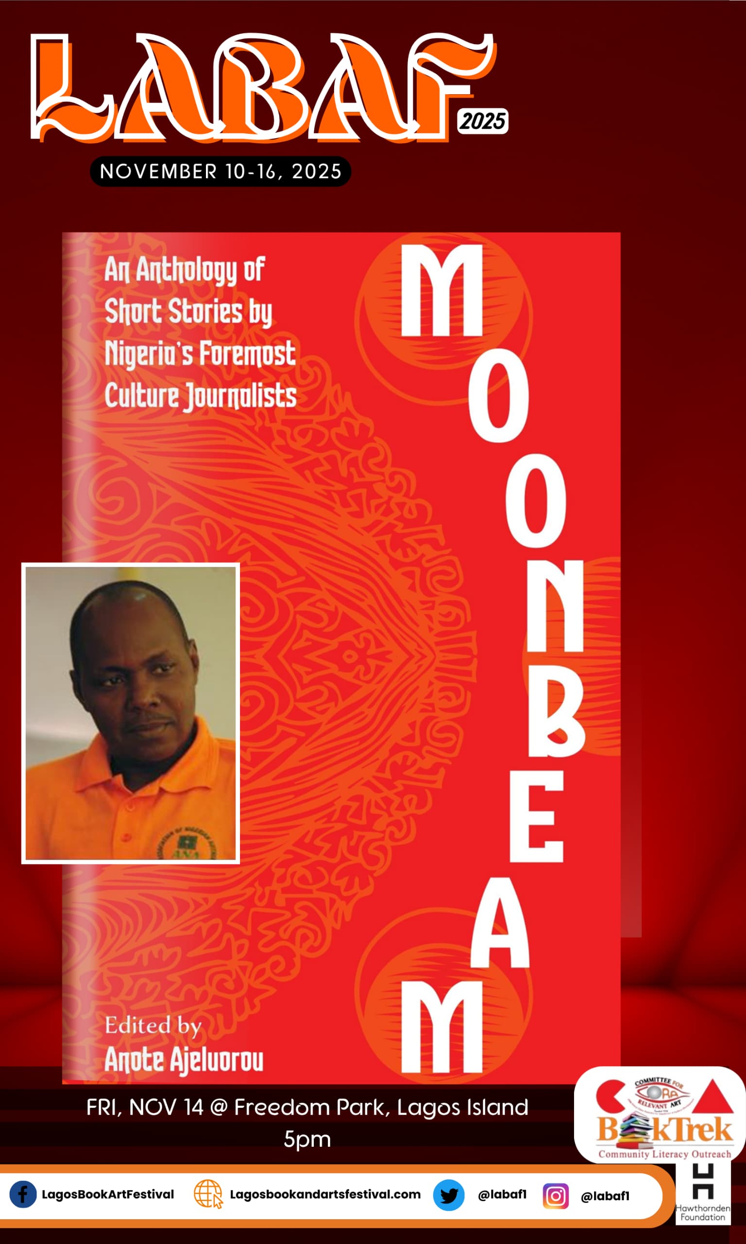 ‘Moonbeam’ short story anthology by 15 culture journalists hits bookshelves, festival ccurcuit at LABAF, Lagos Fringe