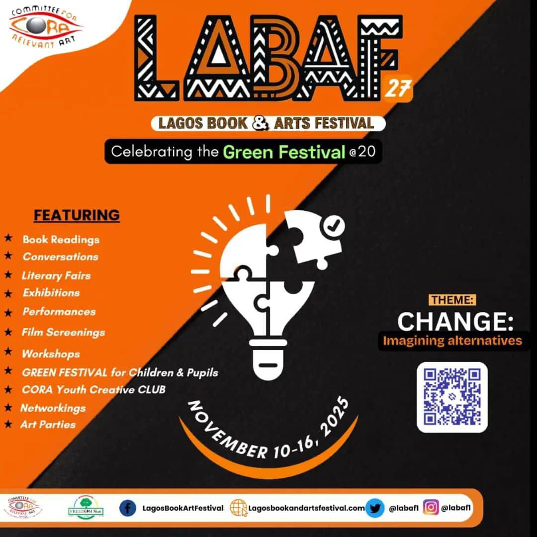 Ife Book & Art Festival hails LABAF as culture feast begins on Monday, November 10