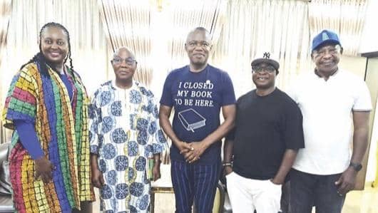 Enugu writers pay courtesy visit on Bukar Usman in Abuja