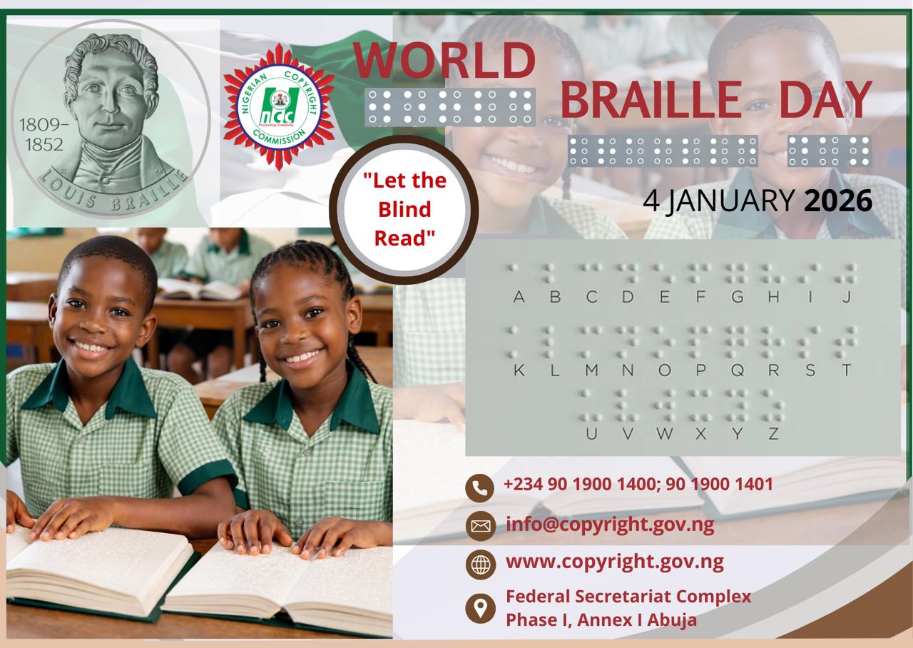 World Braille Day: NCC urges greater access to books for the blind