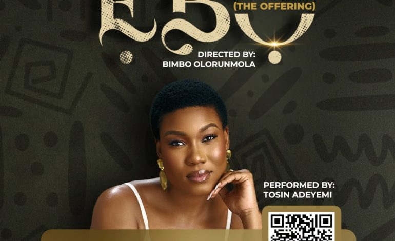 Tosin Adeyemi lights up Lagos stage this weekend with ‘Ẹbọ’