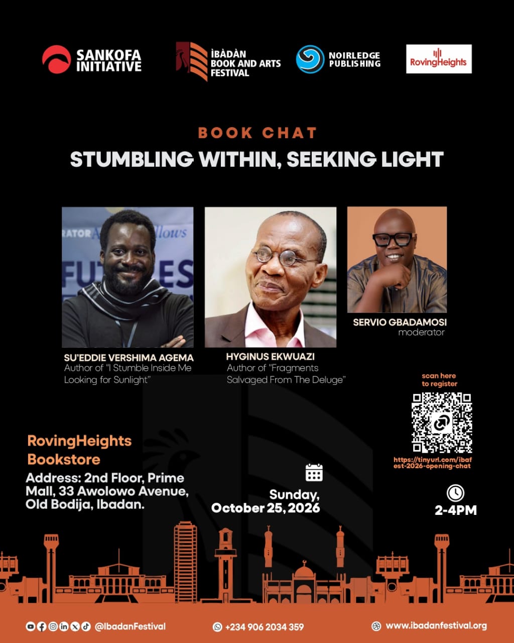 Ekwuazi, Ipadeola, Agema, Oriogun, Udobang to enliven Ibadan as IBAFEST 2026 kicks off October 25